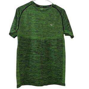 Everlast Mens Green Striped Performance T-Shirt M
